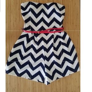 Strapless Romper